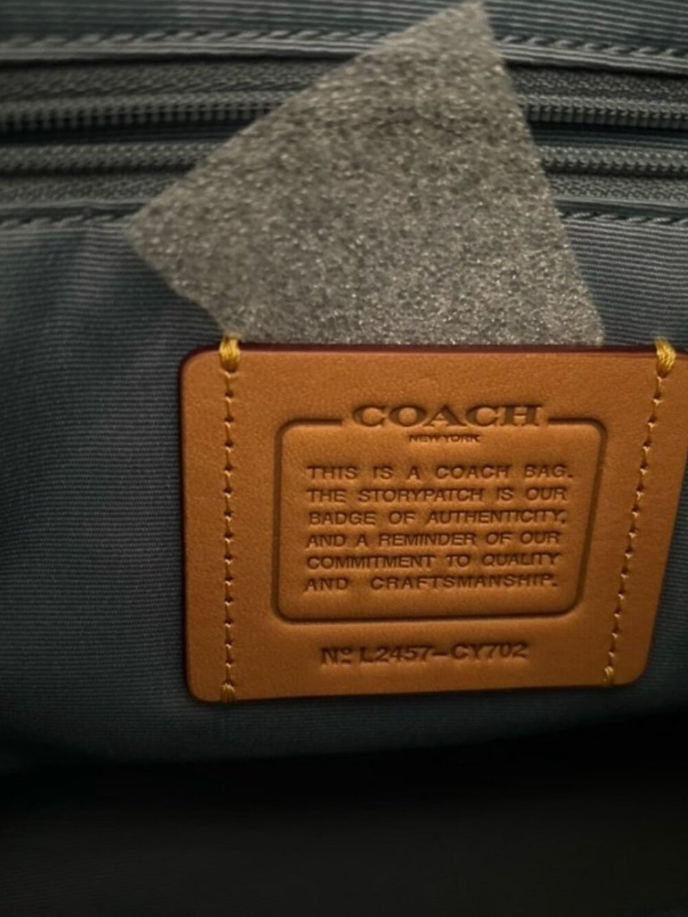 Coach Laurel CY702 Denim Shoulder Crossbody Bag. - Picture 8 of 9